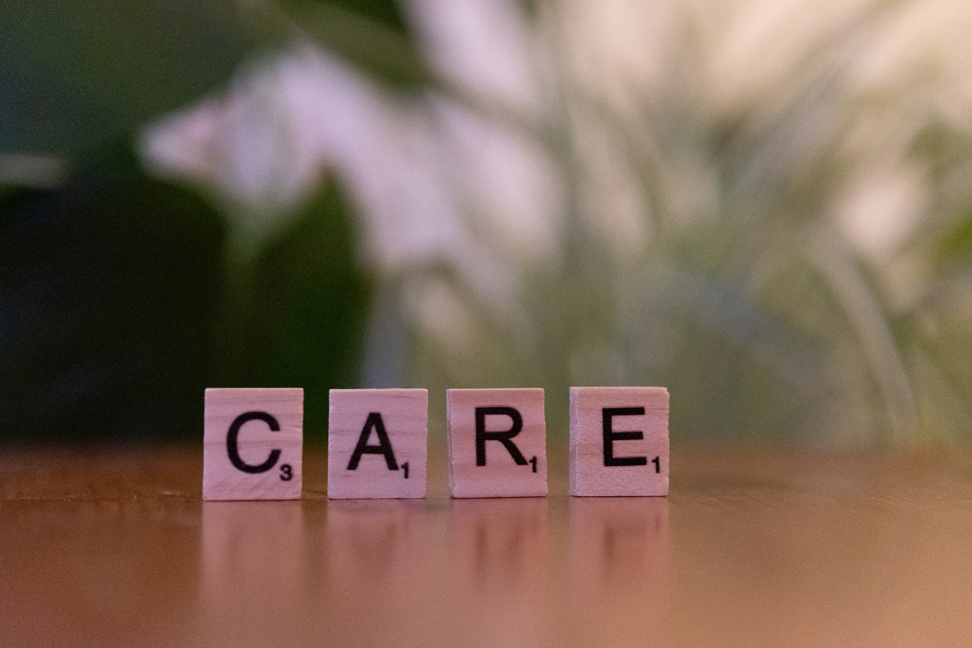 Caregiver talking with client